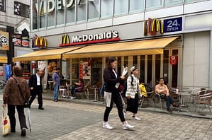 McDonalds Restaurant Near Asakusa Tokyo Japan