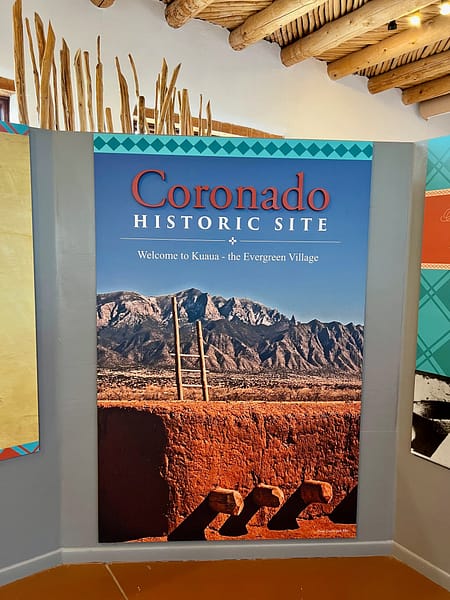 Display Inside Visitor Center, Coronado Historic Site, New Mexico