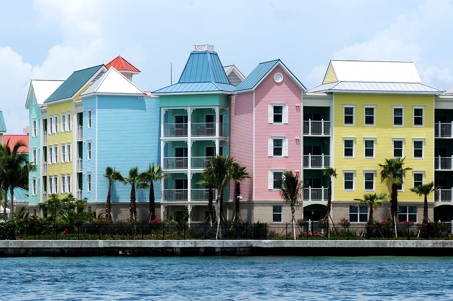Colorful Houses Nassau The Bahamas