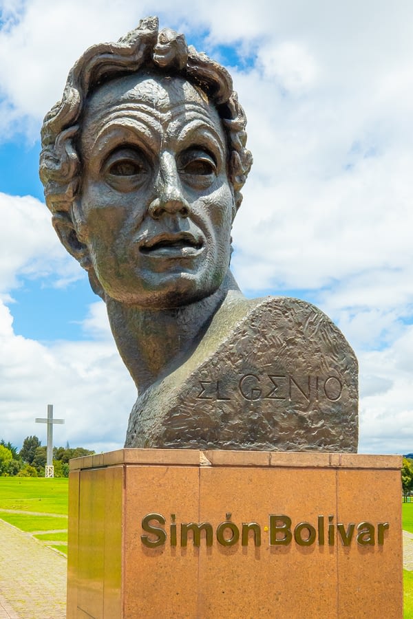 Statue of Simon Bolivar, Bogota, Colombia