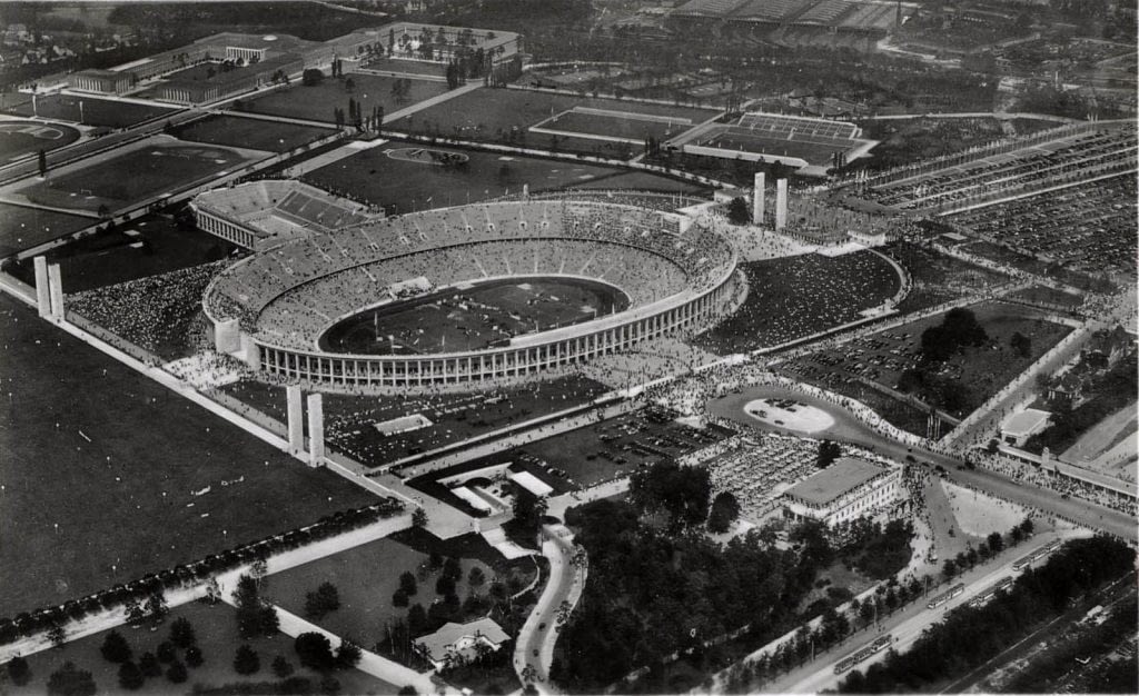 Olympiastadion Berlin in 1936 Summer Olympics