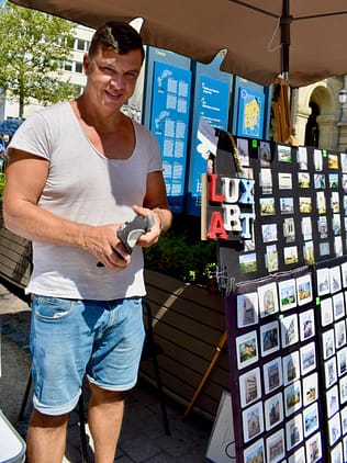 Artist Booth, Place D'Armes, Luxembourg