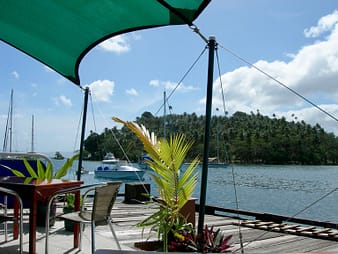 Outdoor Dining, The Captain's Cafe, Savusavu, Vanua Levu, Fiji