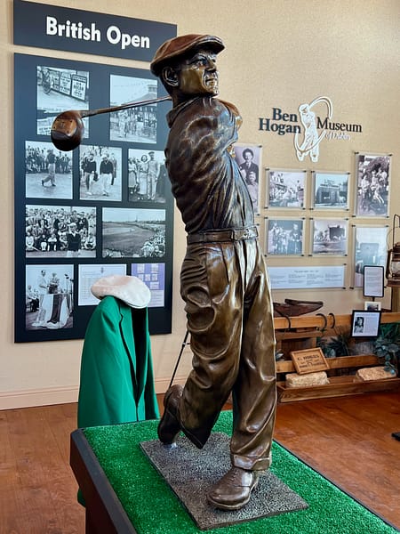 Ben Hogan Statue, Ben Hogan Museum, Dublin, Texas