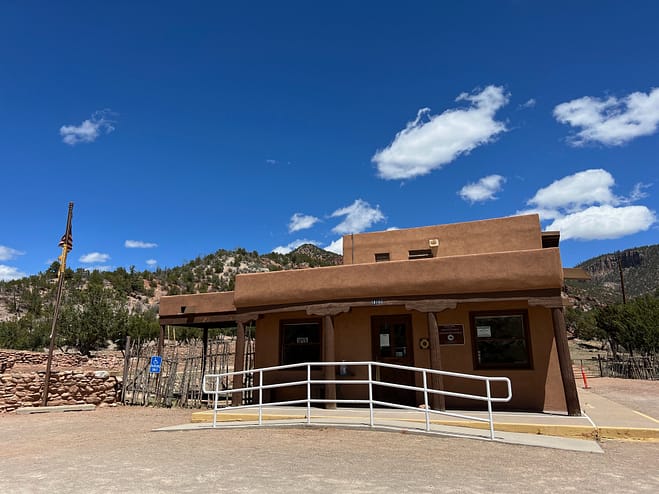 Visitor Center, Jemez Historic Site, New Mexico