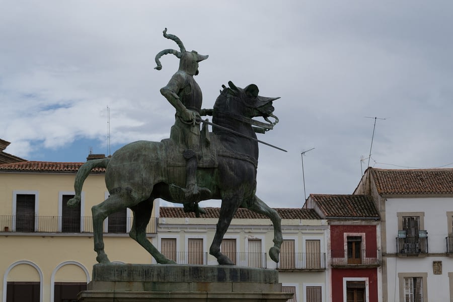 Equestrian Statue Of Pizarro, Trujillo, Spain