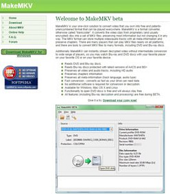 MakeMKV Homepage