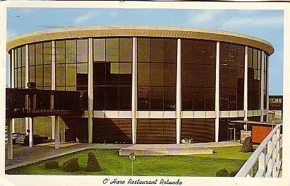 Postcard, Restaurant Rotunda, Ohare Airport, Chicago, Illinois, 1972