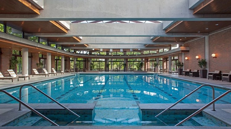 Pool at the Hyatt Lodge at McDonald's Campus, Oak Brook, Illinois