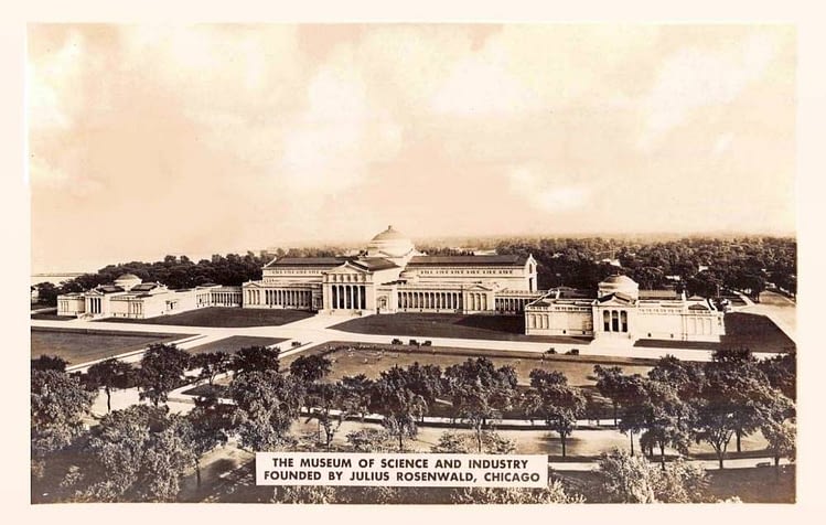 Rosenwald Museum now the Museum of Science and Industry Museum, Chicago, Illinois, 1933