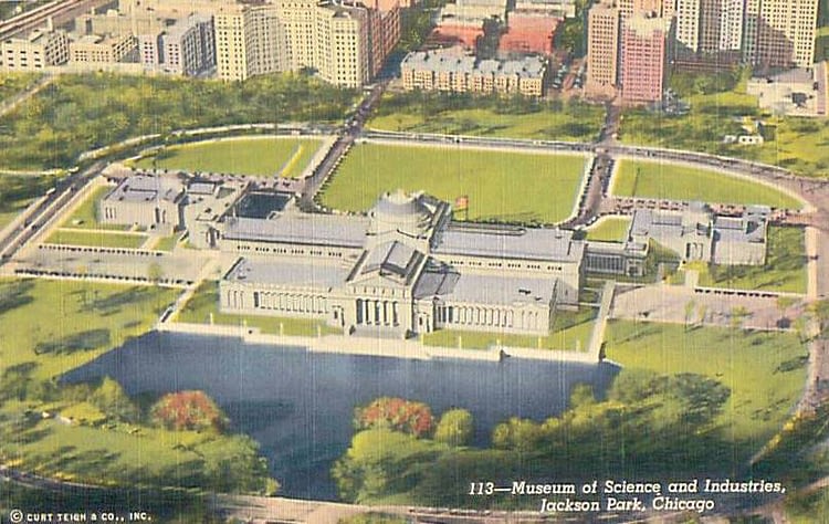 Postcard, Museum of Science and Industry, Chicago, Illinois, c1950