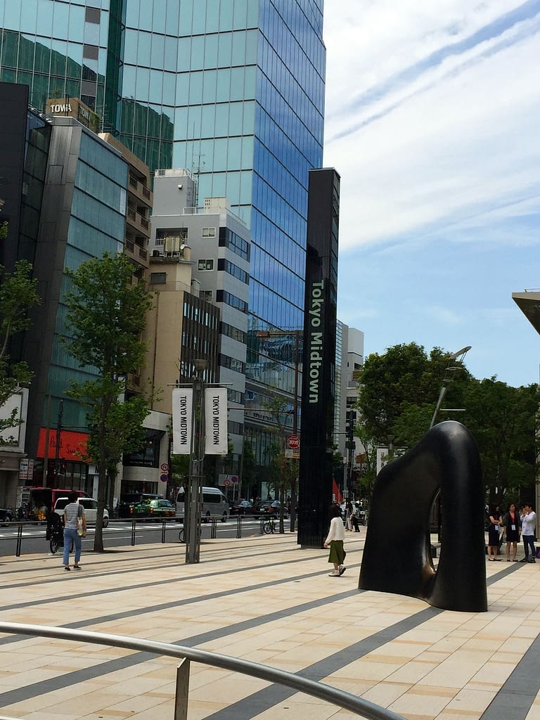 Exterior View Of Midtown Roppongi Tokyo Japan
