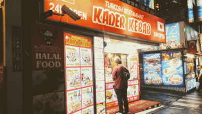Kader Kebab Restaurant Minato Ku Roppongi Tokyo Japan