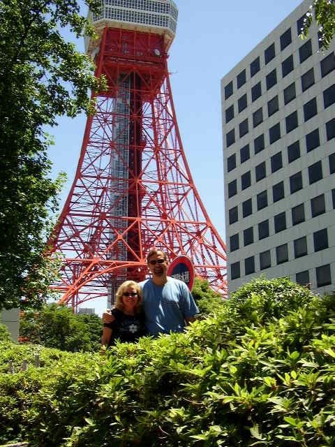 Paul and Madeline, Tokyo Tower, Tokyo, Japan