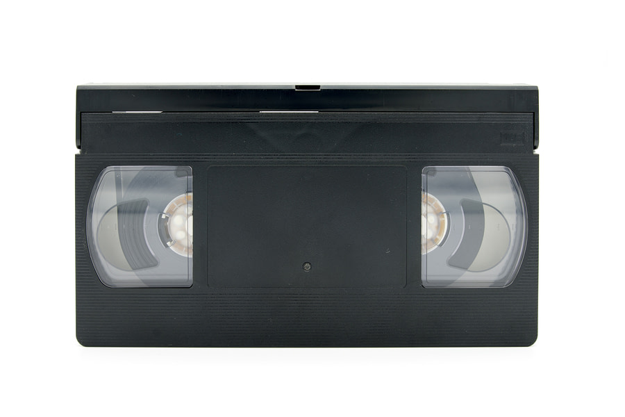 VHS tape cassette home movies camcorder video preserving family memories